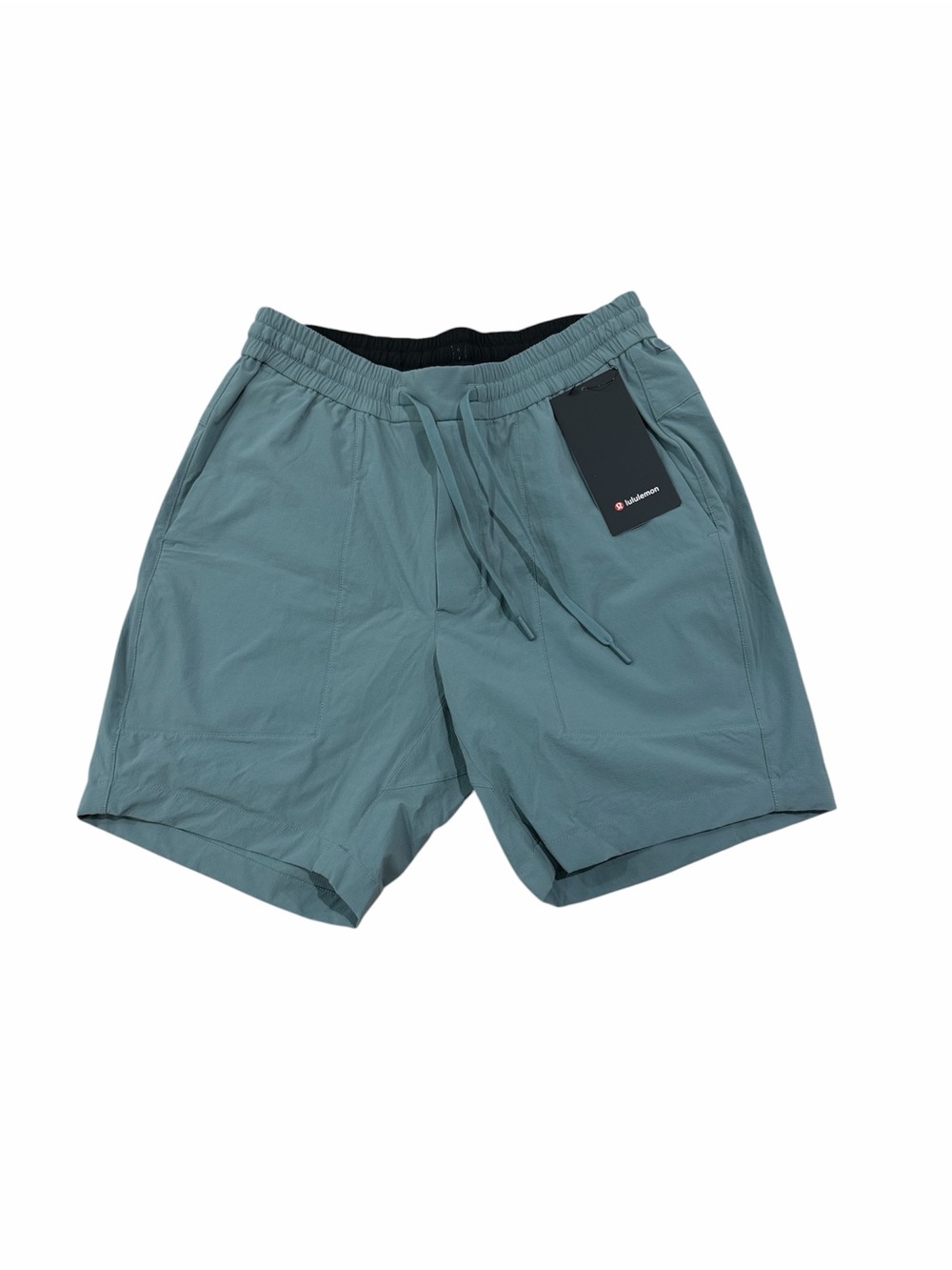 Lululemon Bowline Short 8” Men’s Medium M NWT Blue Green Athletic Training